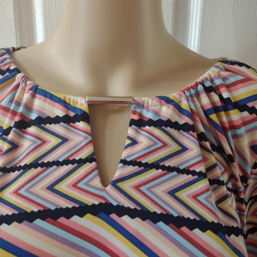 Jones New York women's long sleeve blouse shirt top size large - Picture 2 of 6
